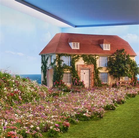 Villa Eugénie places two replica villas in flower meadow for Dior 